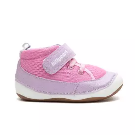 pink purple baby toddler girls high-top sneakers