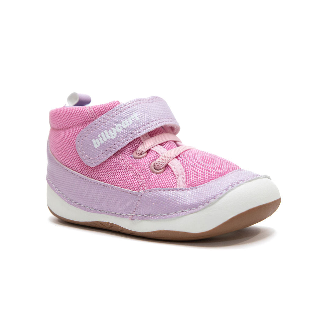 pink purple baby toddler girls high-top sneakers