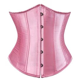 Pink Satin Corset Drag