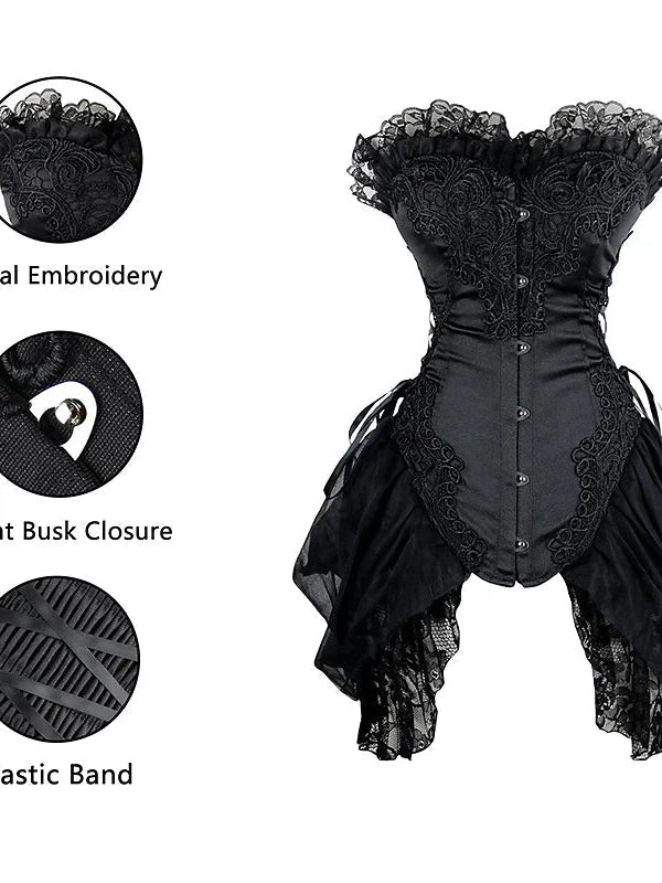 Plus-Size Lace-Up Corset for Special Events: Flattering Curves