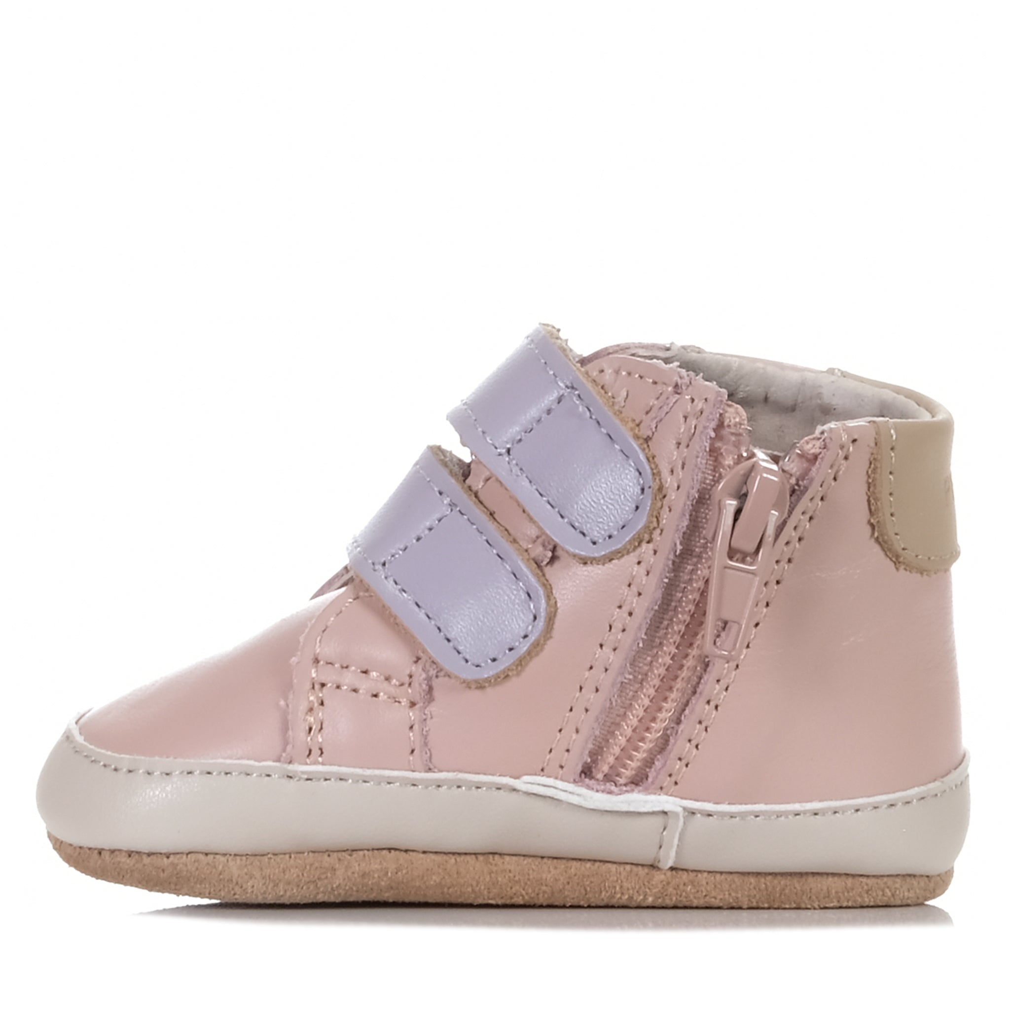 Pretty Brave Baby Hi-Top Shoes in Blush/Lilac