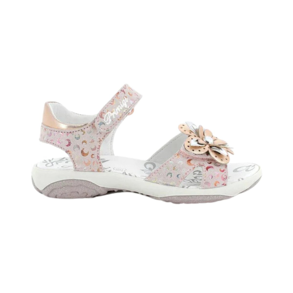 Primigi Girls Pink Shimmer Flower - Sizes 26 to 30 - Shop Now