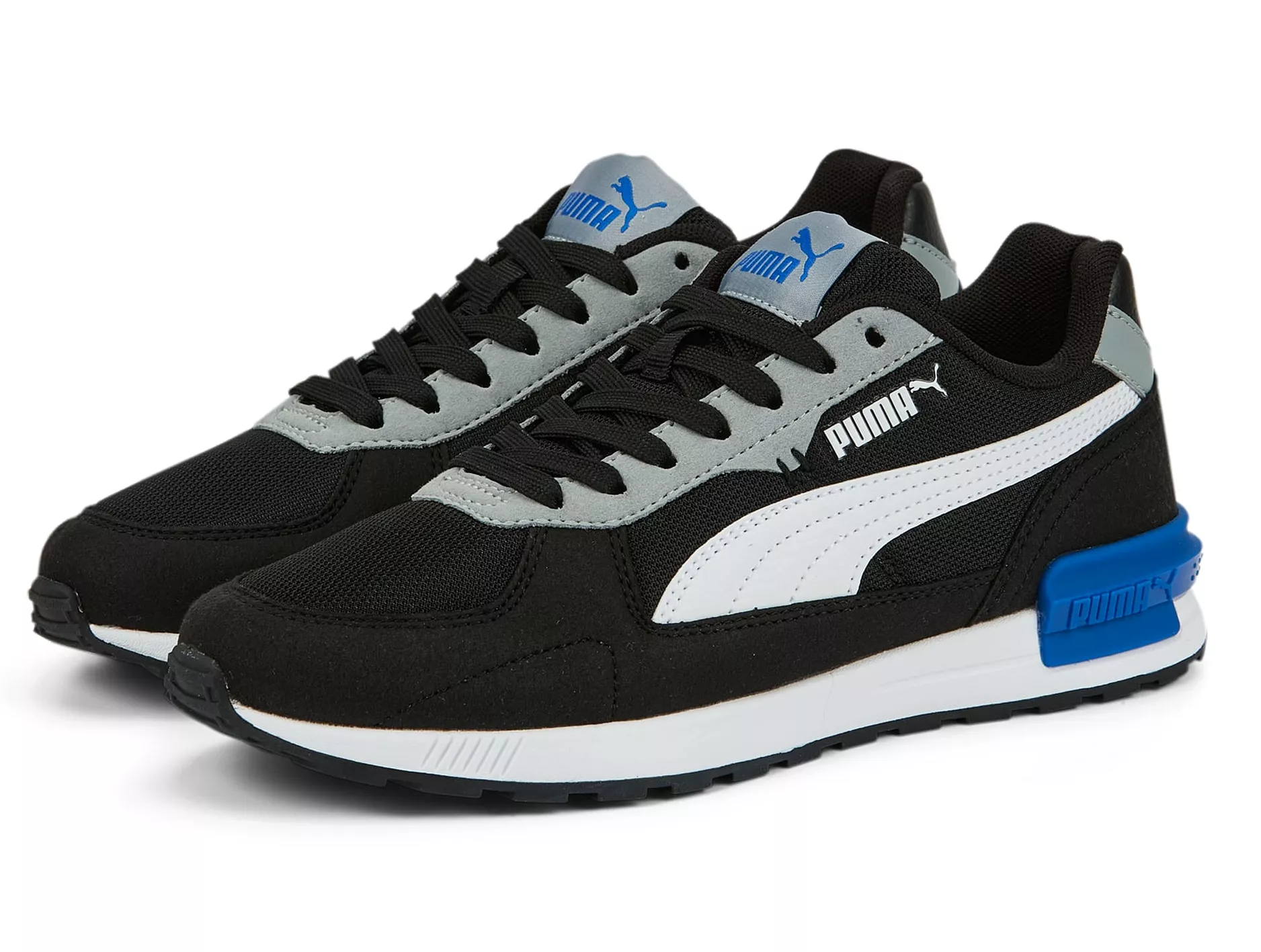 PUMA Junior Graviton Black Blue 381987 10