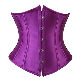 Purple Satin Corset