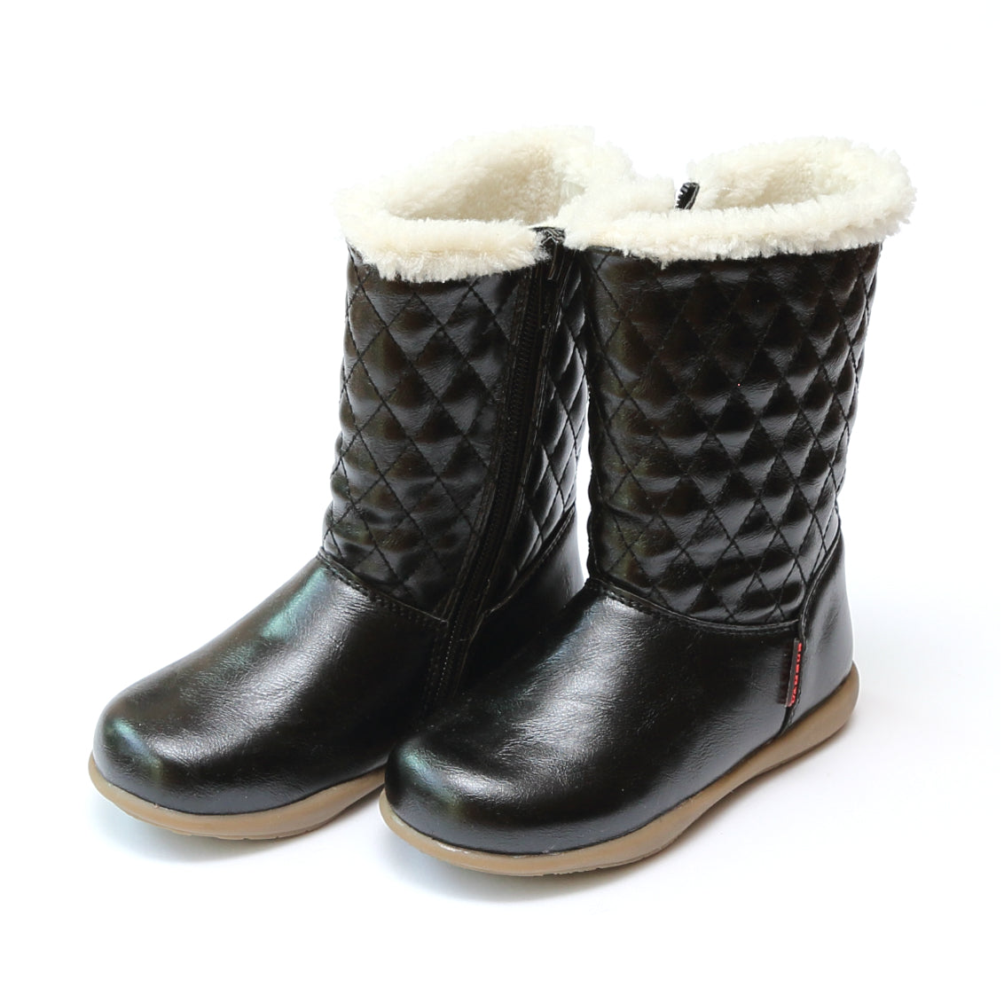 Quilted Faux Fur Winter Boot - Ebba