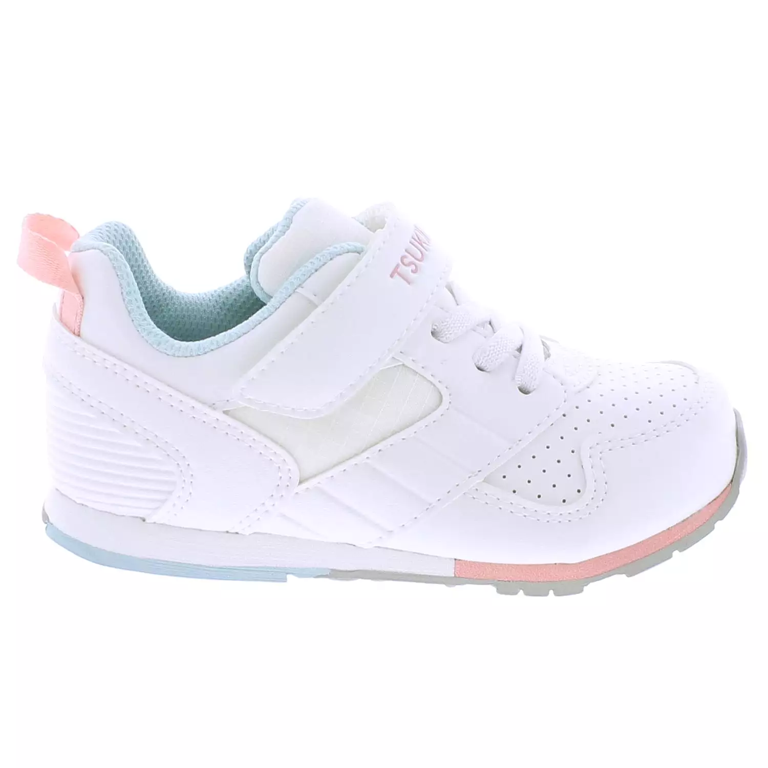 Racer Kid's Athletic Sneaker - White Pink