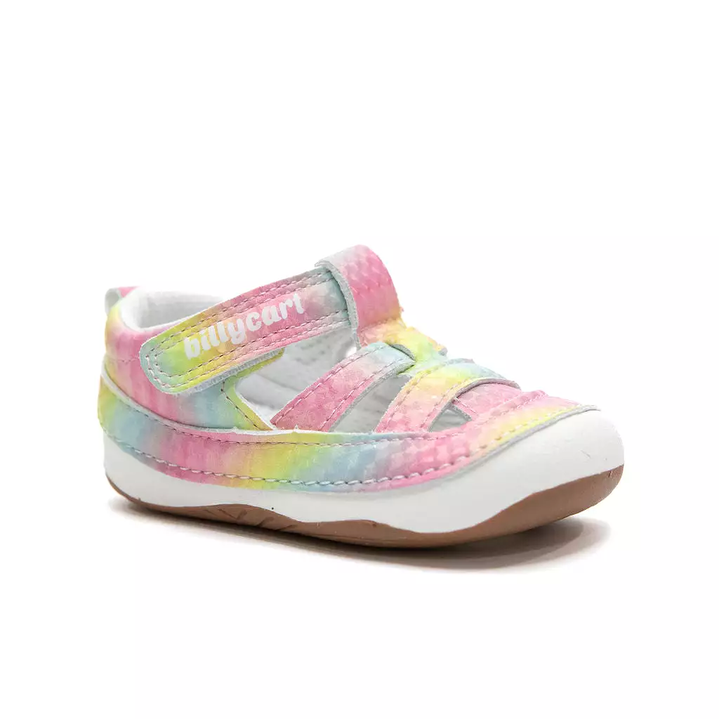 Rainbow sandals for baby and toddler girls: AVA