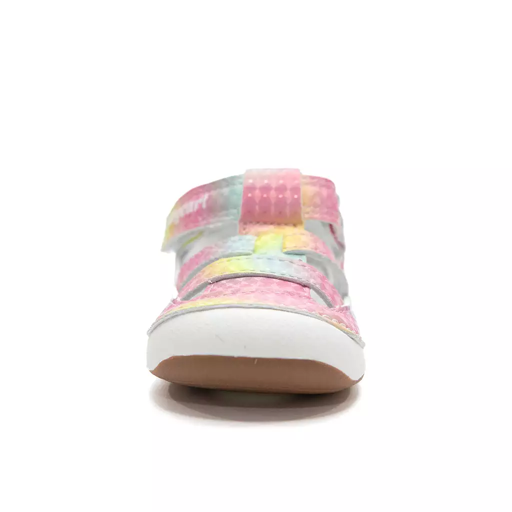 Rainbow sandals for baby and toddler girls: AVA