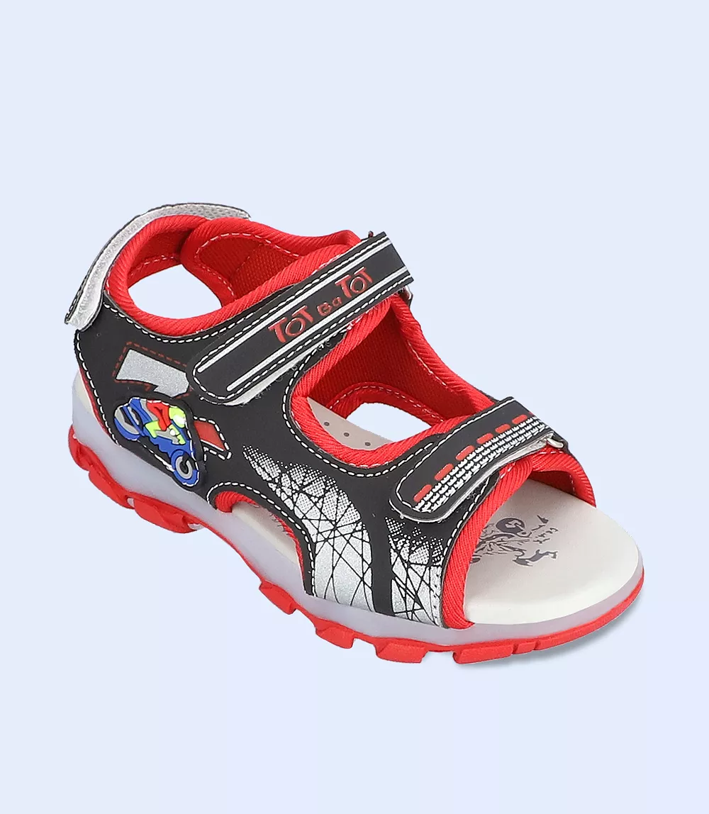 red boys sandal