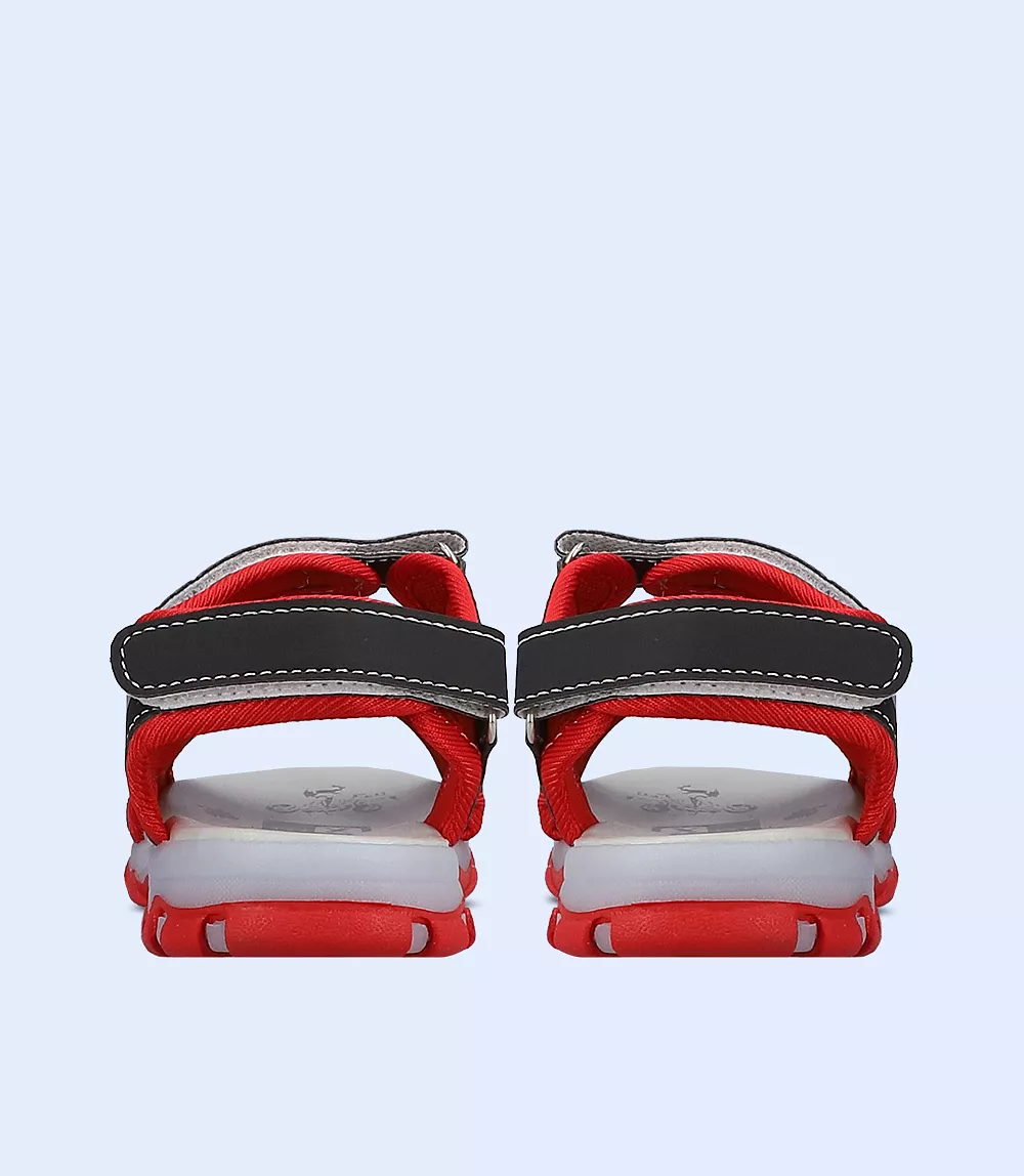 red boys sandal