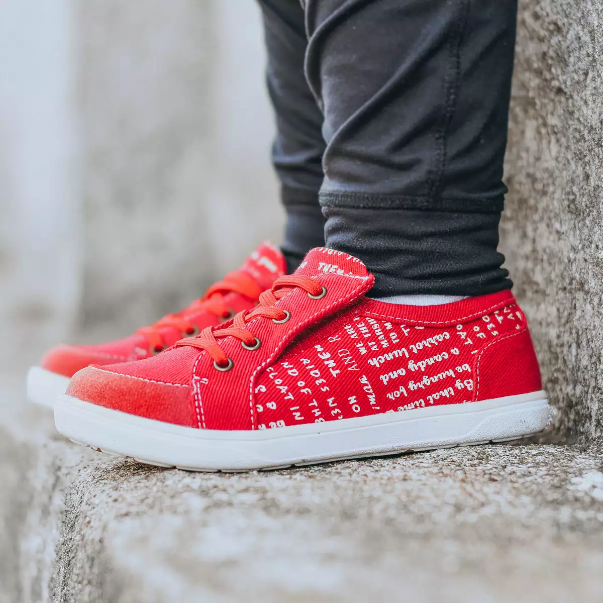 Red Eco Sneaker by REEVE