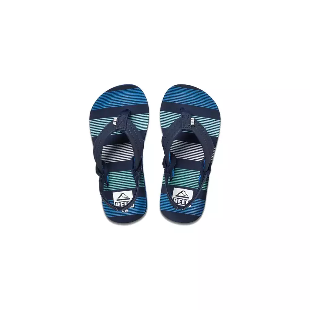 Reef Deep Sea Stripes Ahi Toddler Sandal