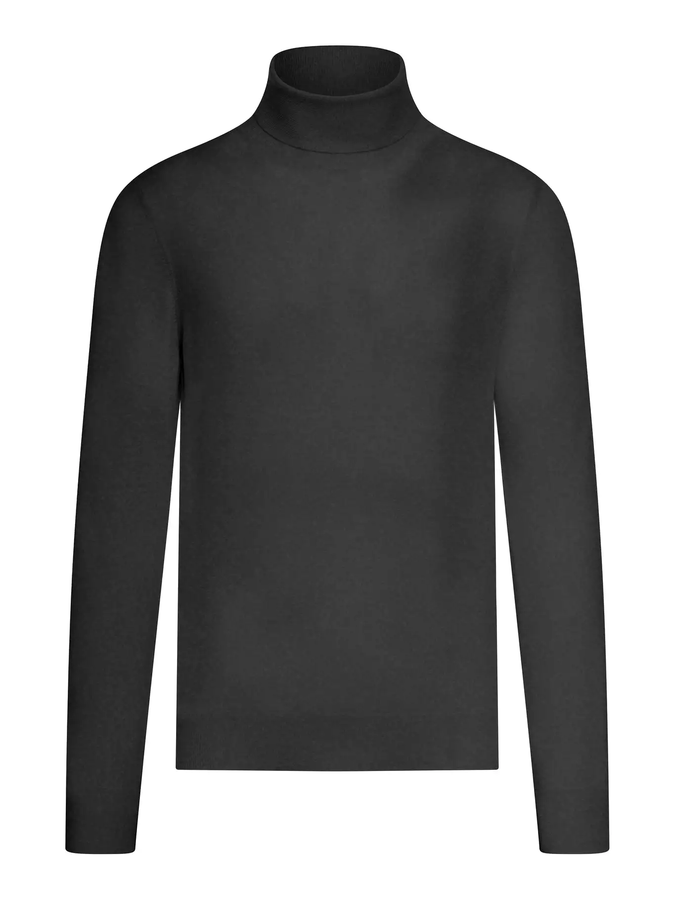 Ribbed turtleneck pullover