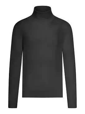 Ribbed turtleneck pullover