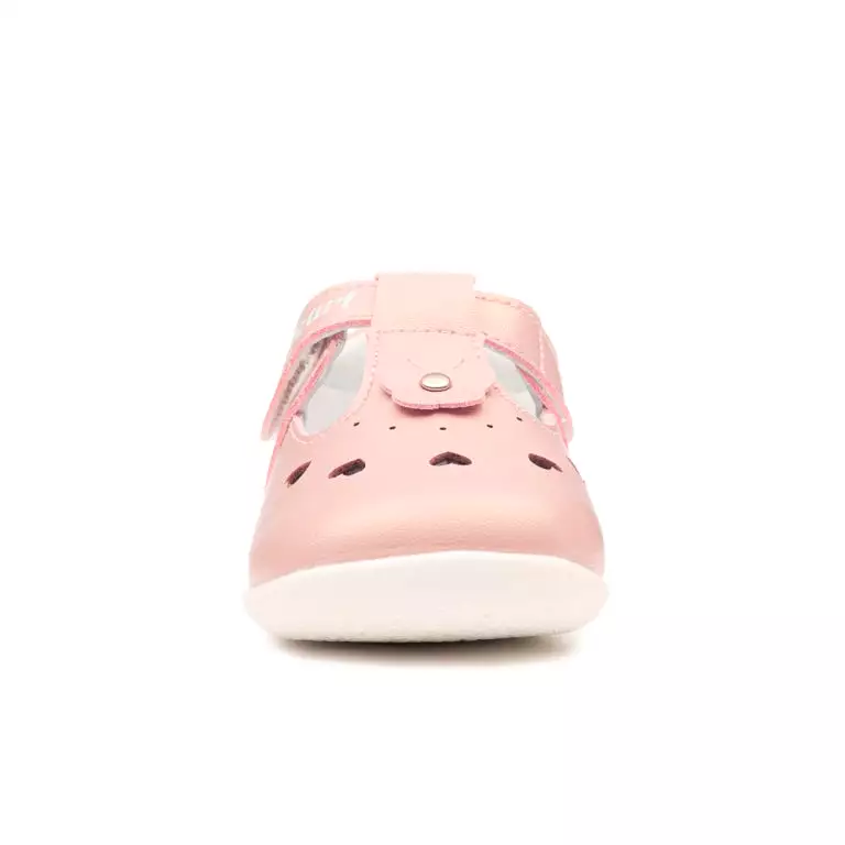 ROSIE light pink baby girls Mary Jane shoes