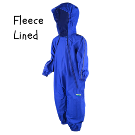 Royal Blue Fleece Lined Waterproof Jumpsuit