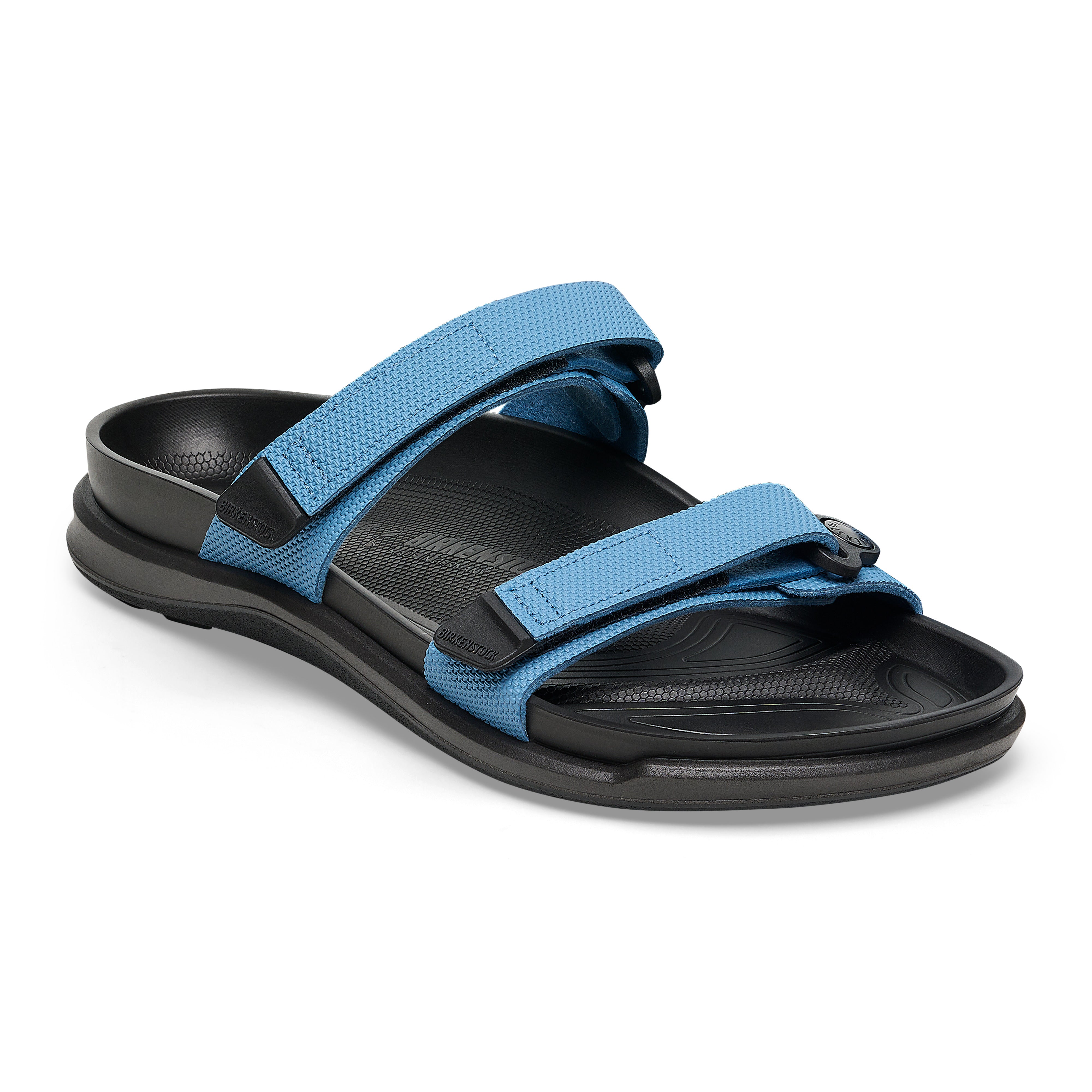 Sahara Blue Birko-Flor Cross Sandals