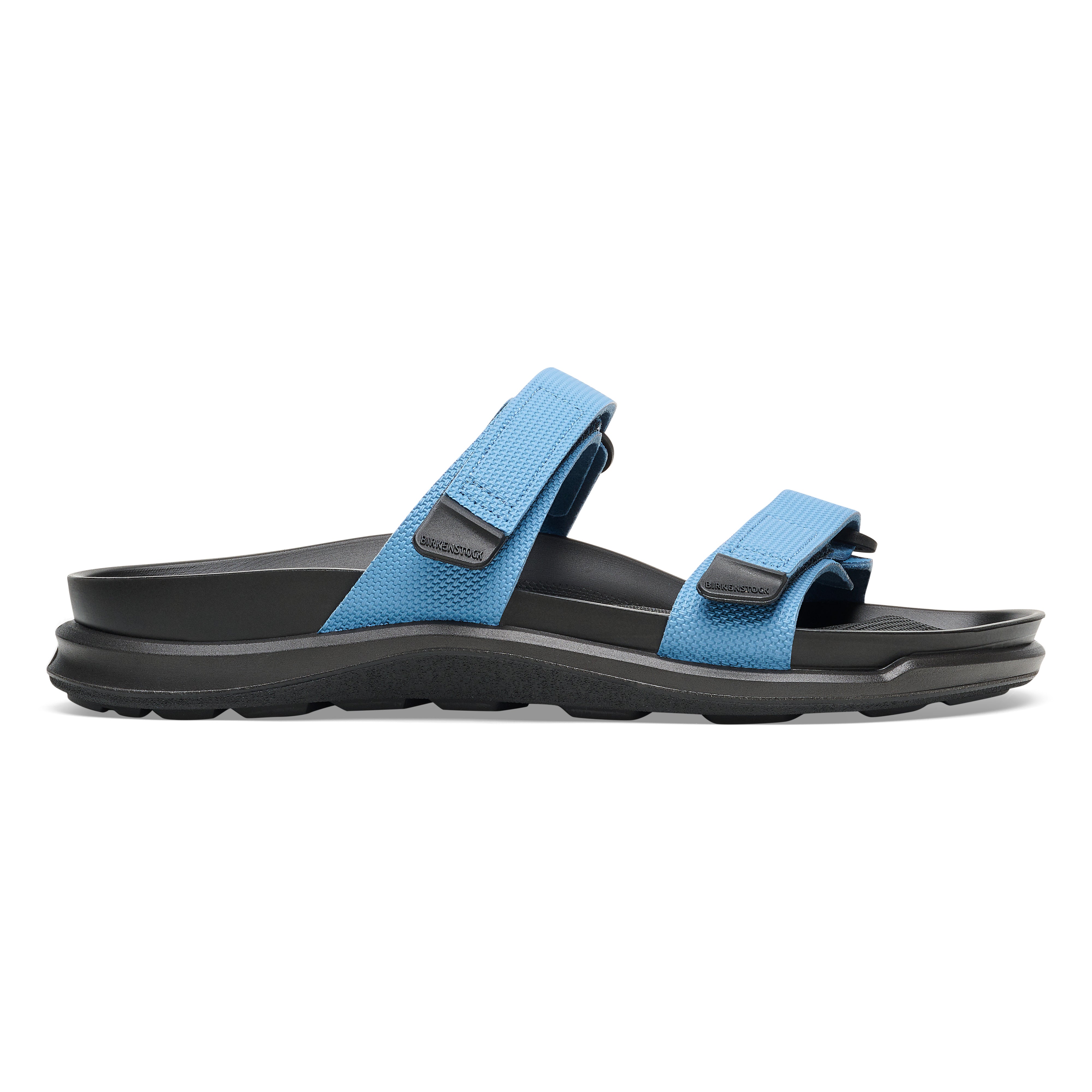 Sahara Blue Birko-Flor Cross Sandals