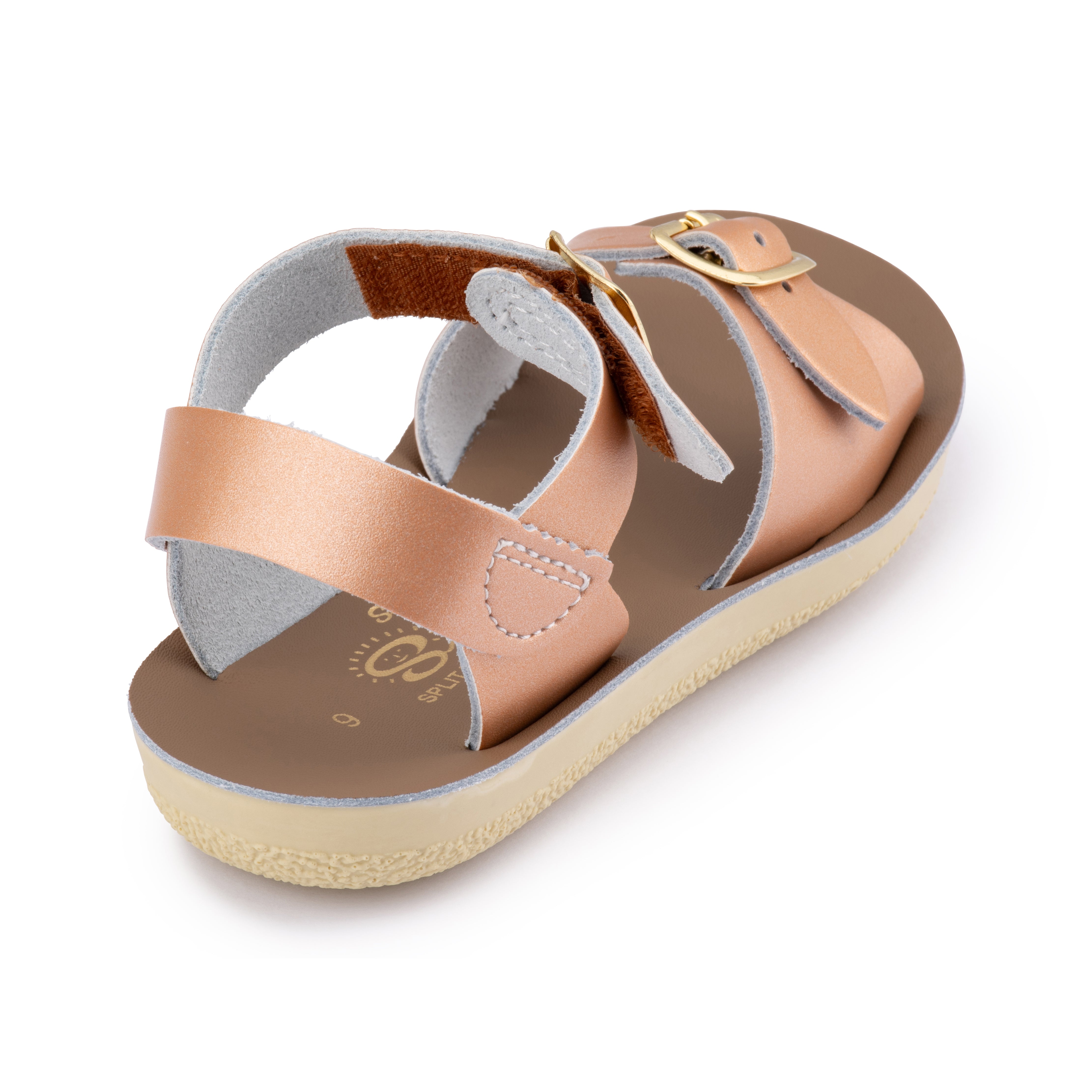 Salt Water Sandals Sun-San Surfer Hook & Loop Rose Gold - Best Price