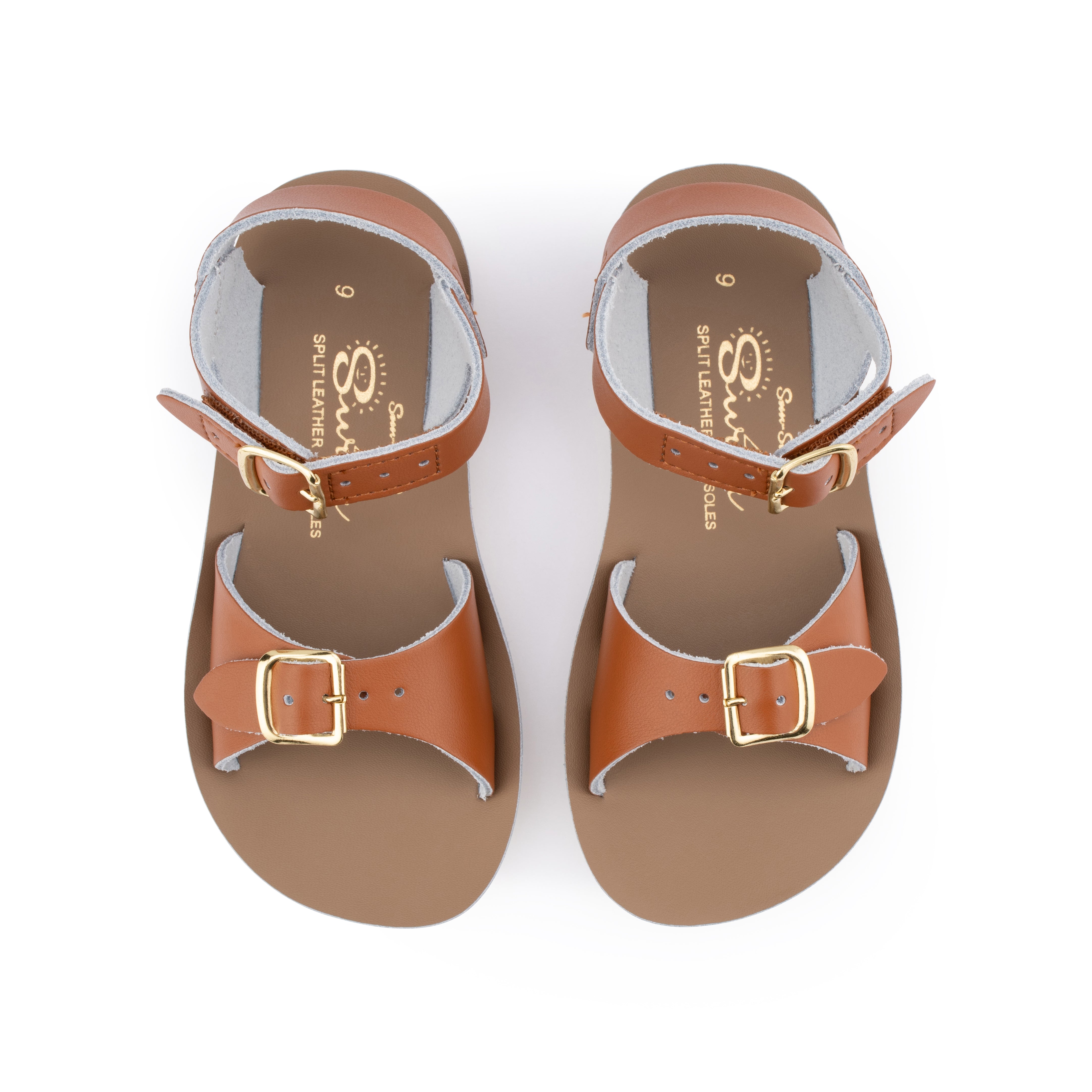 Salt Water Sandals Sun-San Surfer Tan Sandals