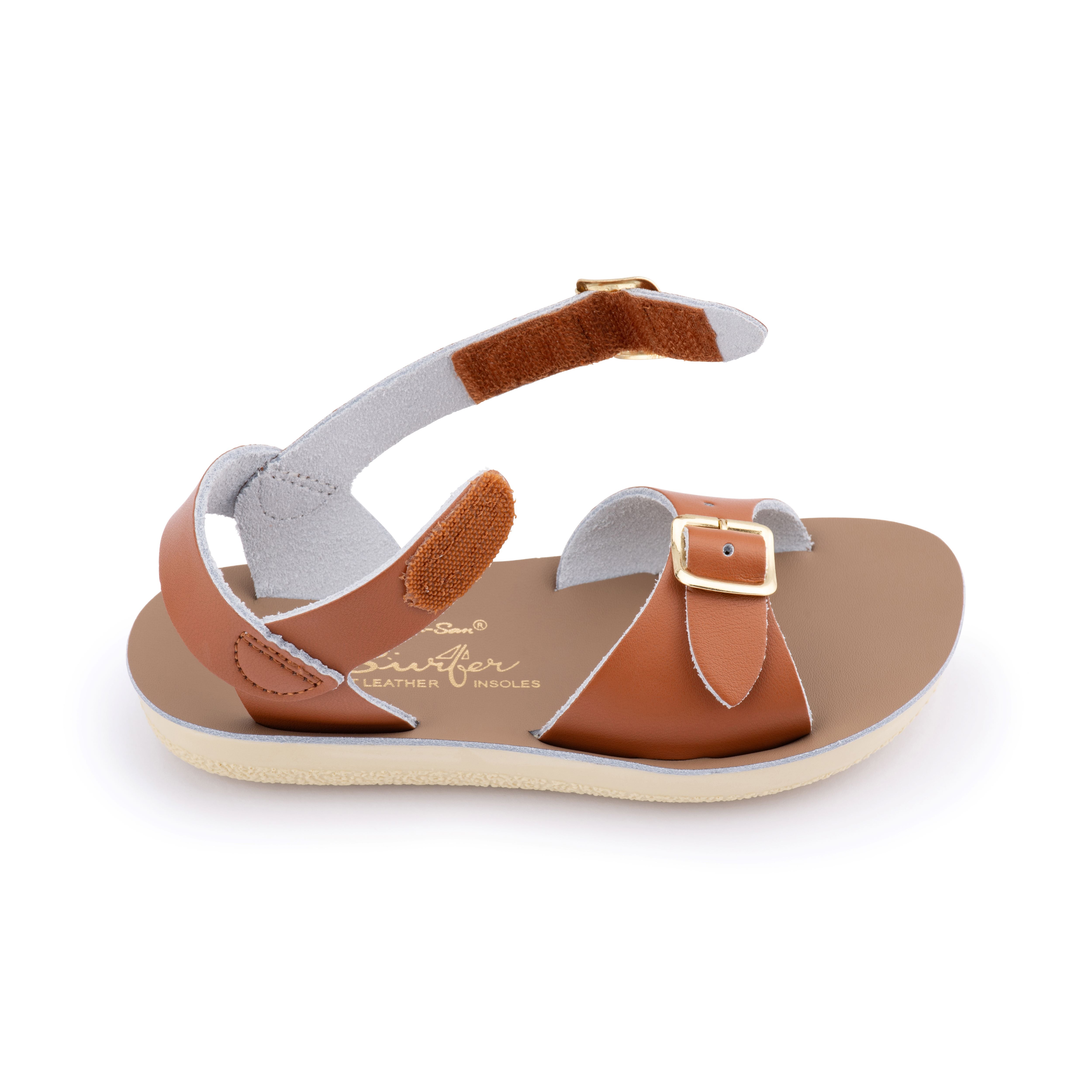 Salt Water Sandals Sun-San Surfer Tan Sandals