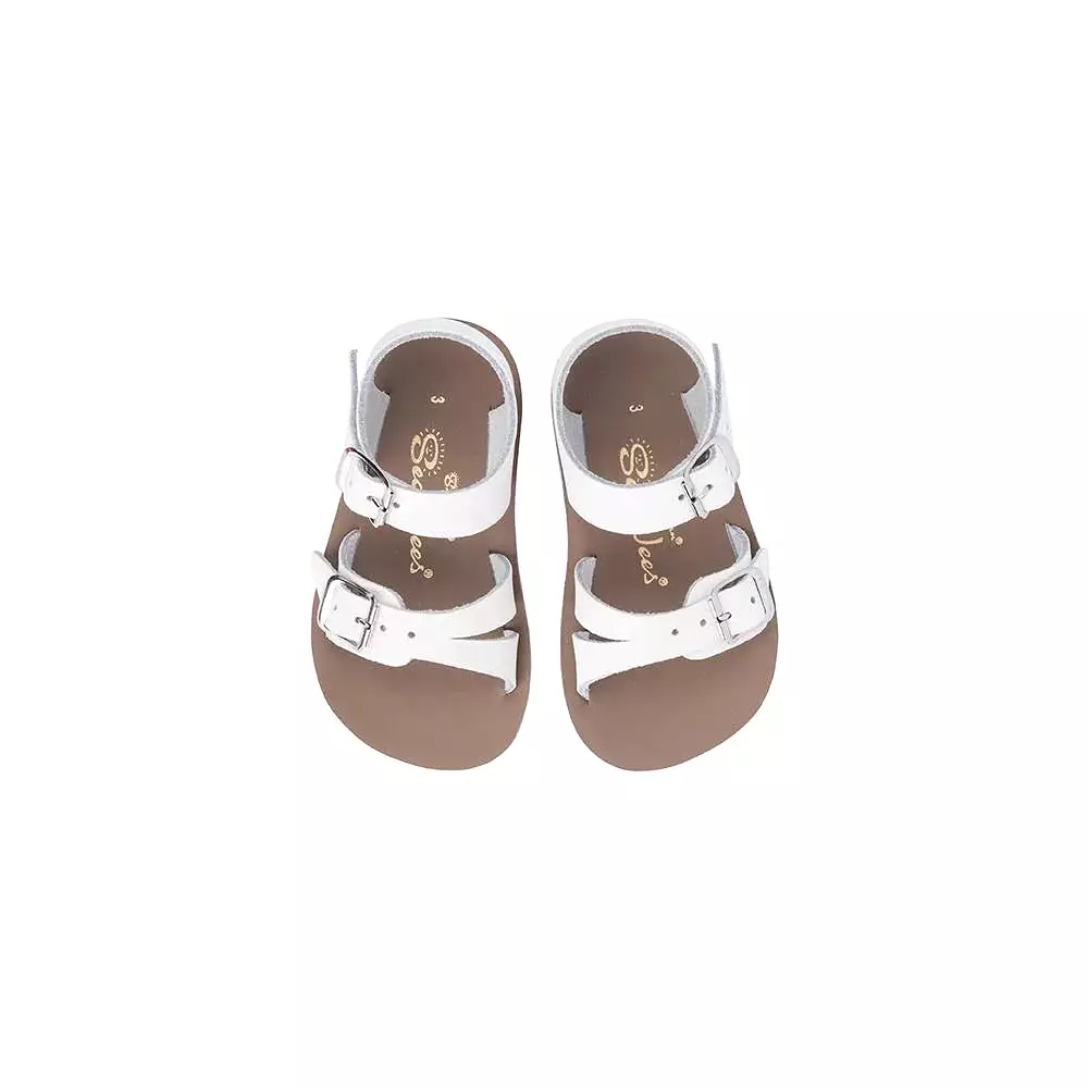 Saltwater Sandals White Sea Wee Baby Sandals - Buy Now!