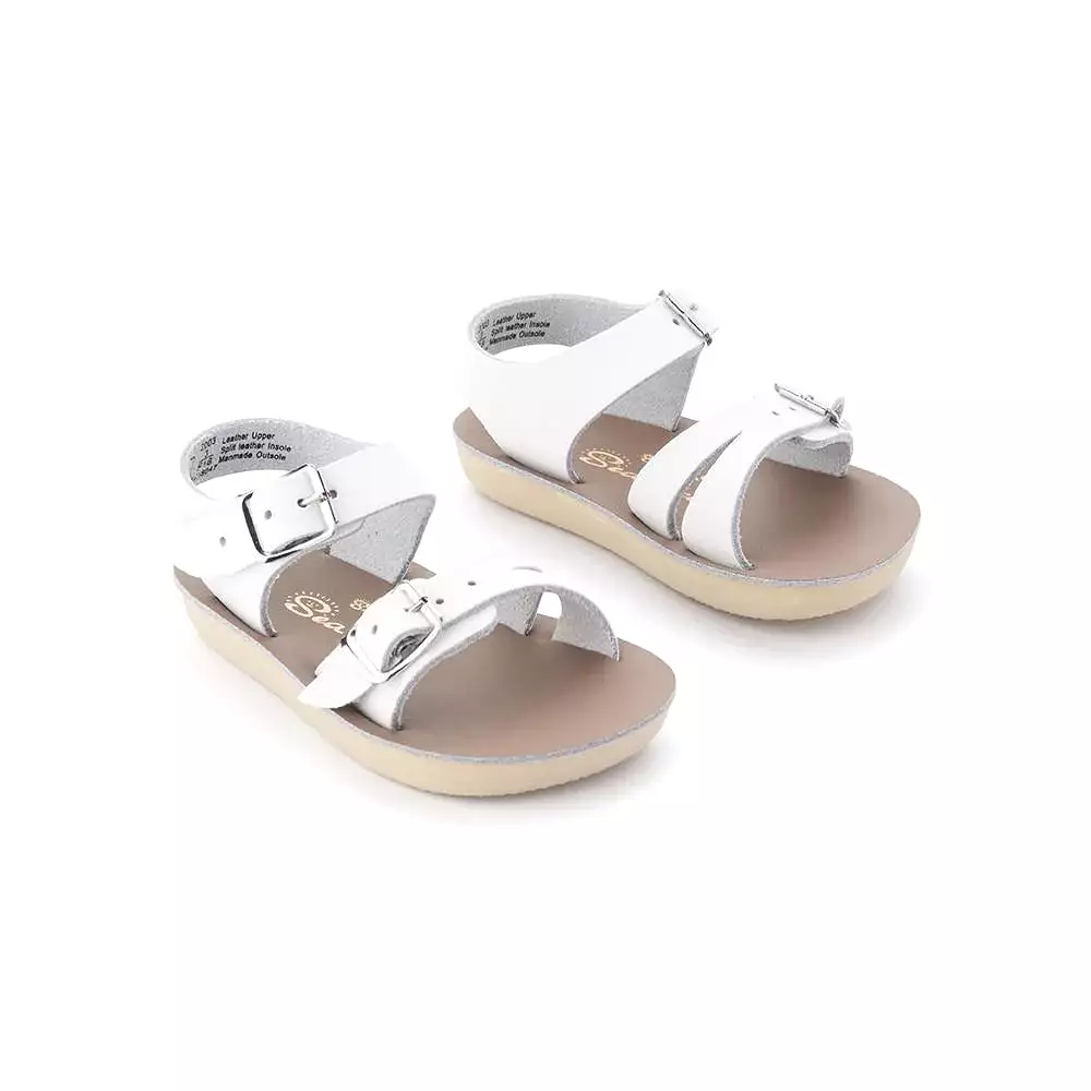 Saltwater Sandals White Sea Wee Baby Sandals - Buy Now!