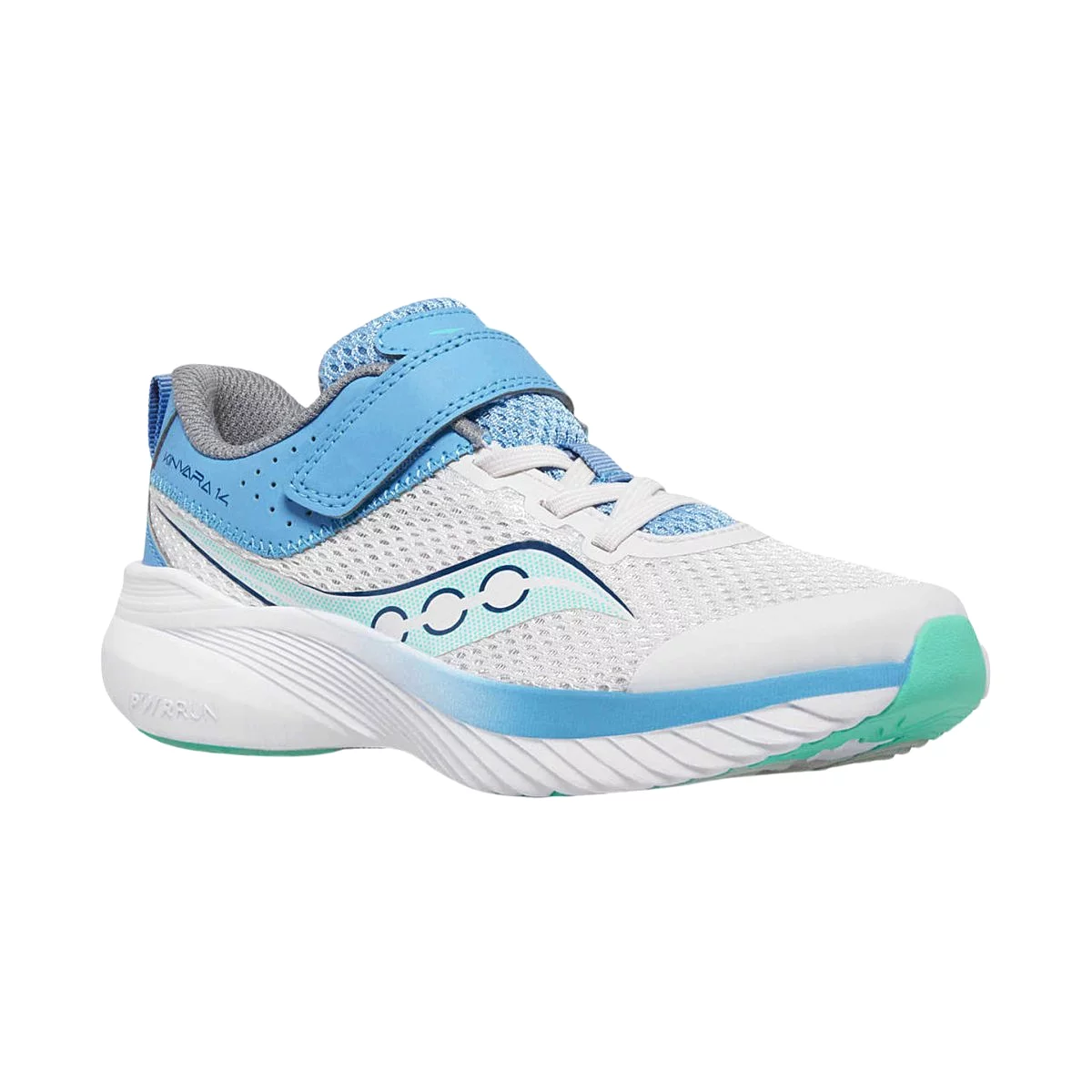 Saucony Kinvara 14 A/C Grey/Blue Girls Running Shoe