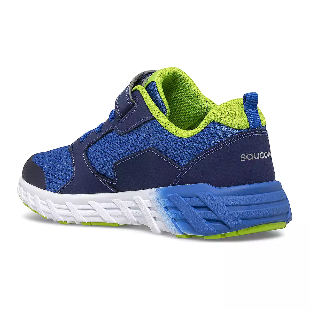 Saucony Wind 2.0 A/C Sneaker for Boys | Blue/Green