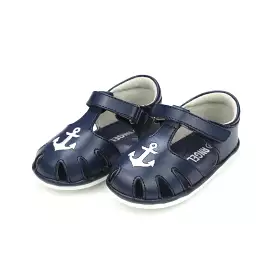 Sawyer Caged Leather Sandal for Babies