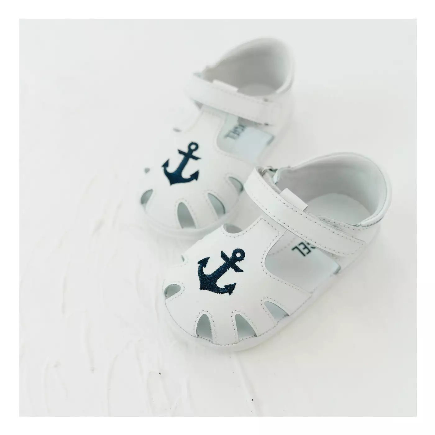 Sawyer Nautical Baby Leather Sandal