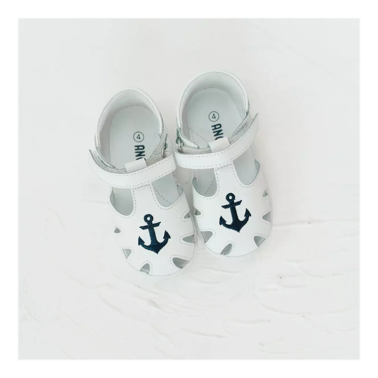 Sawyer Nautical Baby Leather Sandal