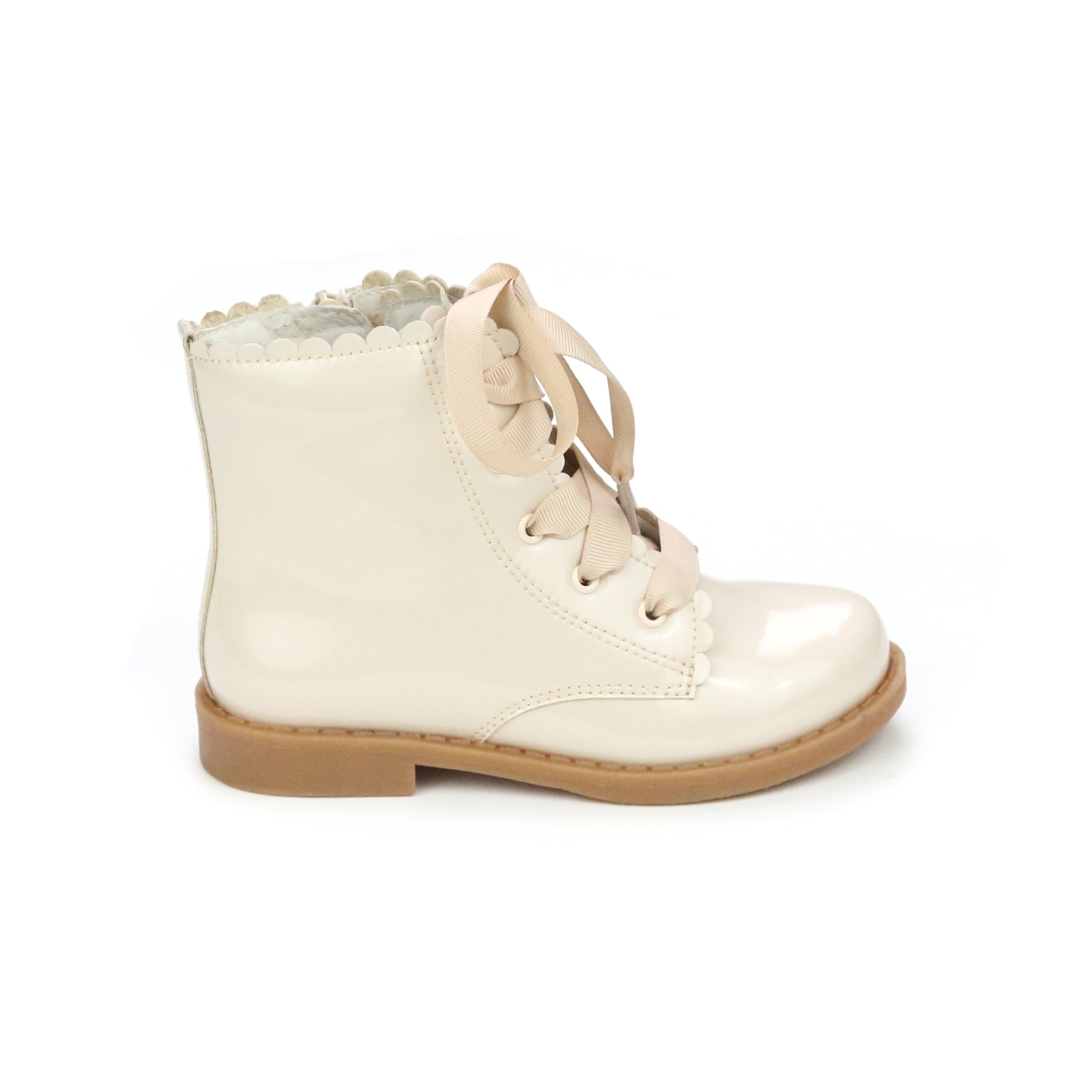 Scallop Boot | Josephine Scalloped Ankle Boot | Women's Scalloped Boot