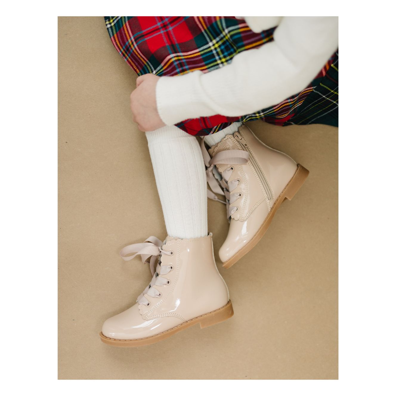 Scallop Boot | Josephine Scalloped Ankle Boot | Women's Scalloped Boot