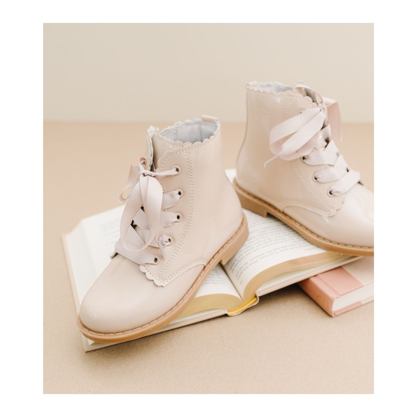 Scallop Boot | Josephine Scalloped Ankle Boot | Women's Scalloped Boot