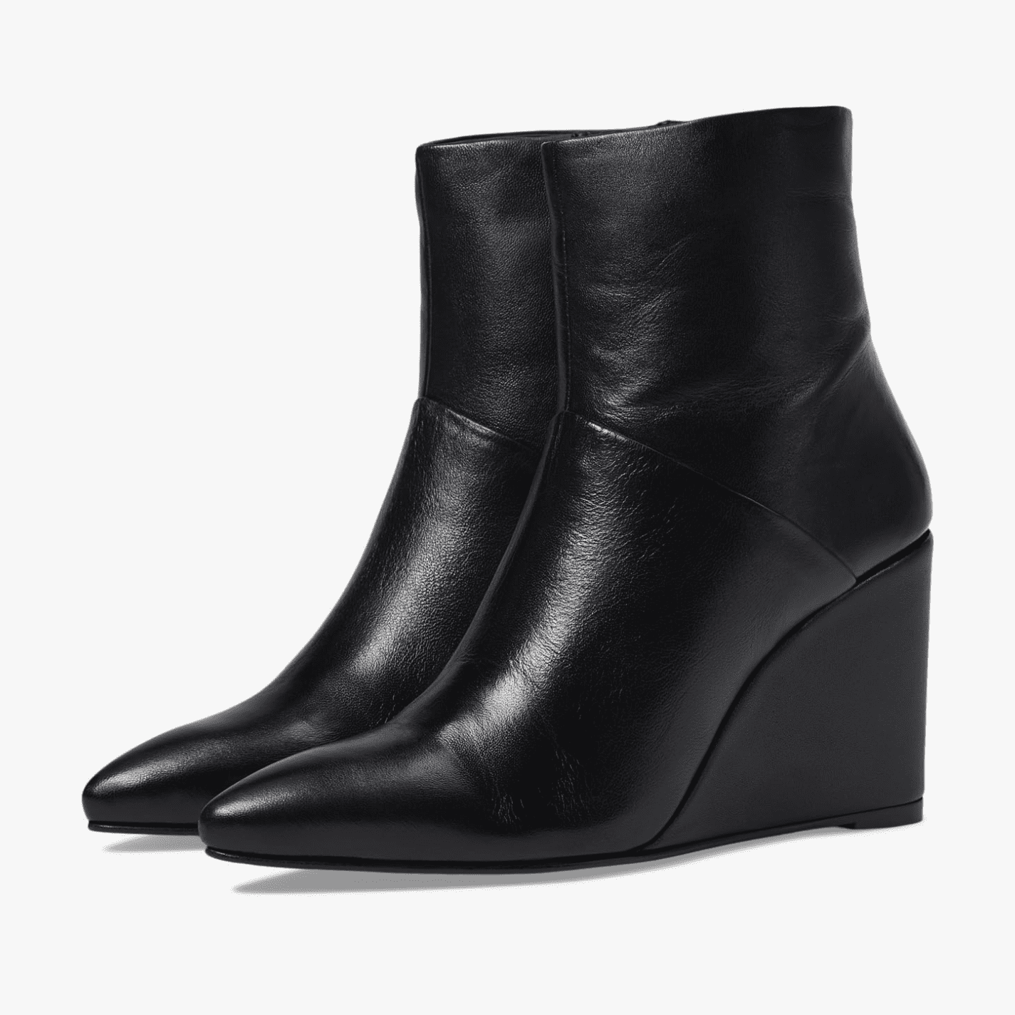 Seychelles Black Wedge Pointed Booties - Only Girl Option