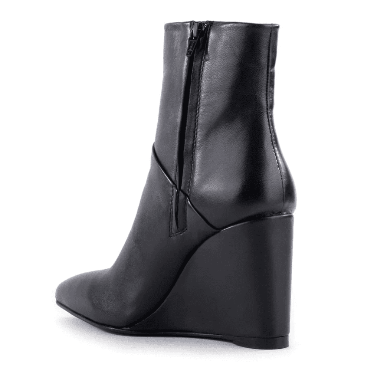 Seychelles Black Wedge Pointed Booties - Only Girl Option