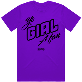 Sneaker Shirt Purple: Perfect Match for Female Fans