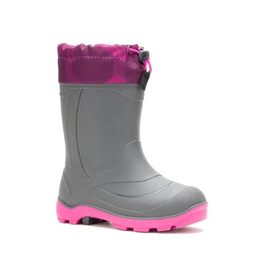 SnoBuster 2 Children's Snow Boot - Grey/Magenta