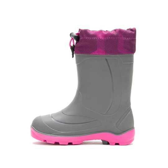 SnoBuster 2 Children's Snow Boot - Grey/Magenta