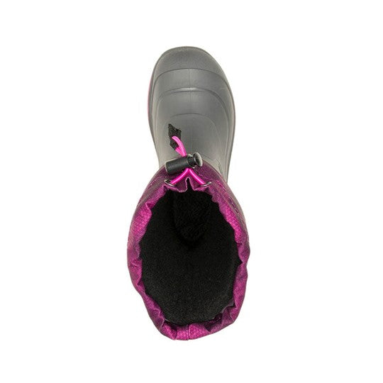 SnoBuster 2 Kid's Snow Boot - Grey/Magenta.