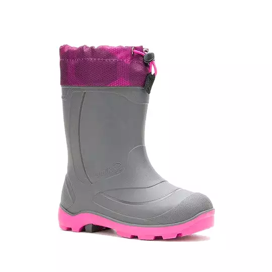 SnoBuster 2 Kid's Snow Boot - Grey/Magenta