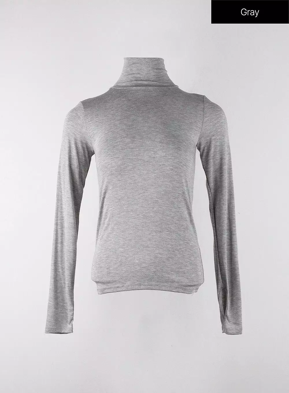 Solid Turtleneck Long Sleeve OJ302 - Buy Online