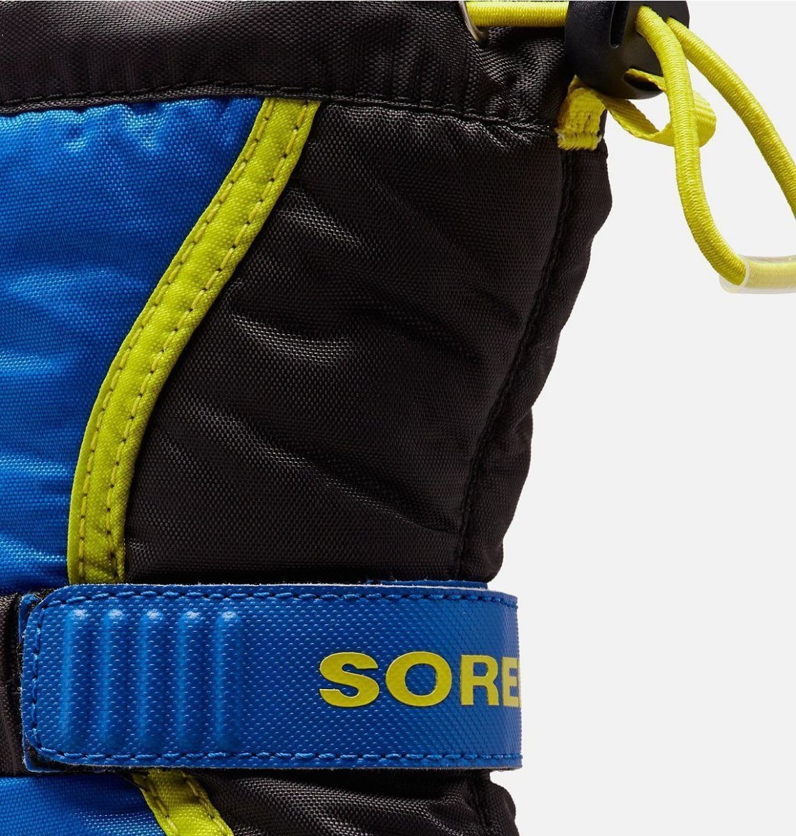 Sorel Boys Flurry Waterproof Black Super Blue winter boots