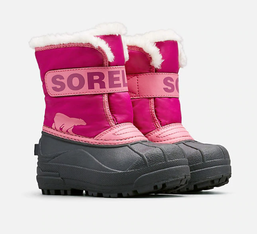 Sorel Pink Baby Toddler Snow Commander Boot