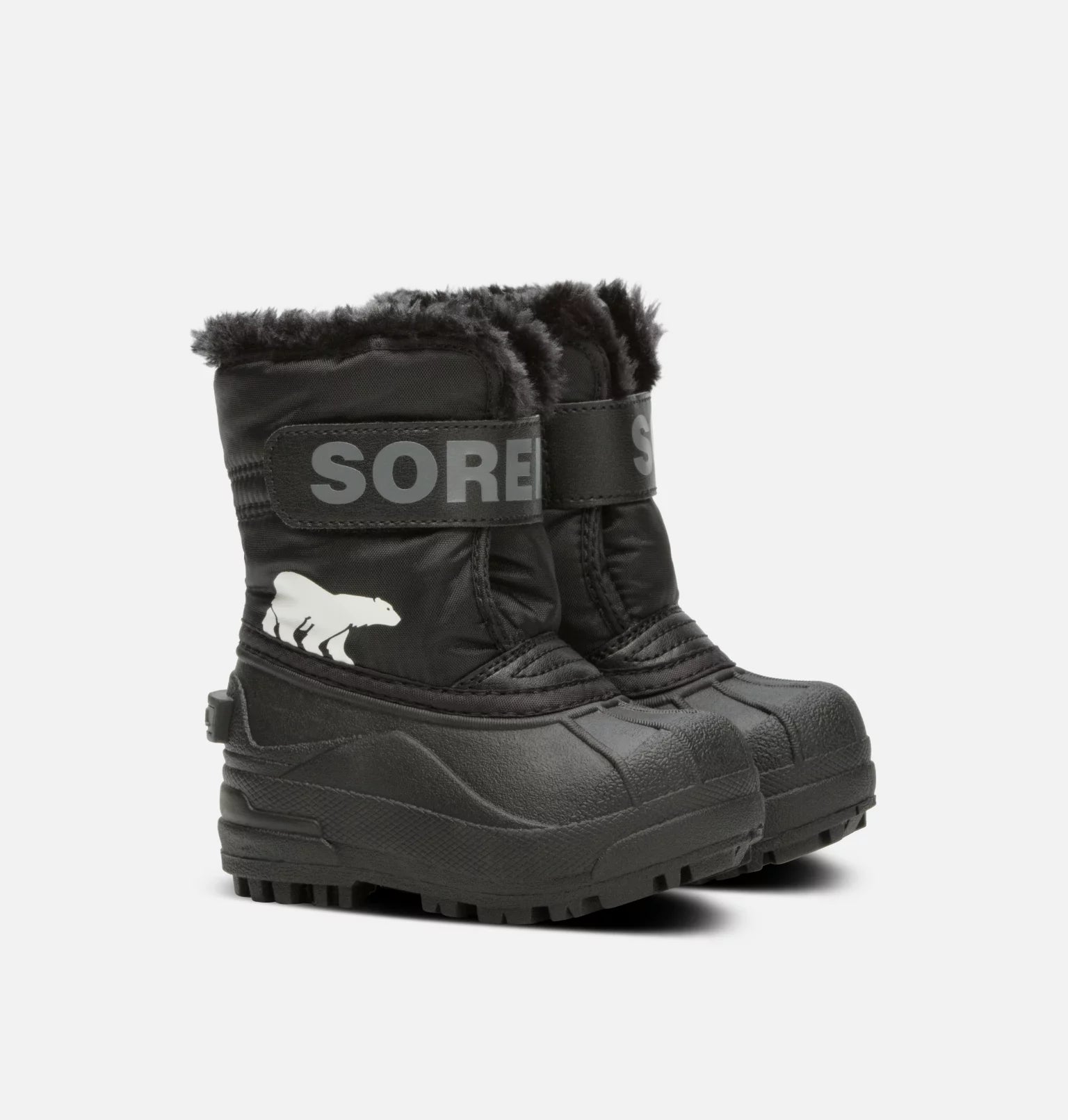 Sorel Snow Commander Boot - Black/Charcoal - Toddler Size