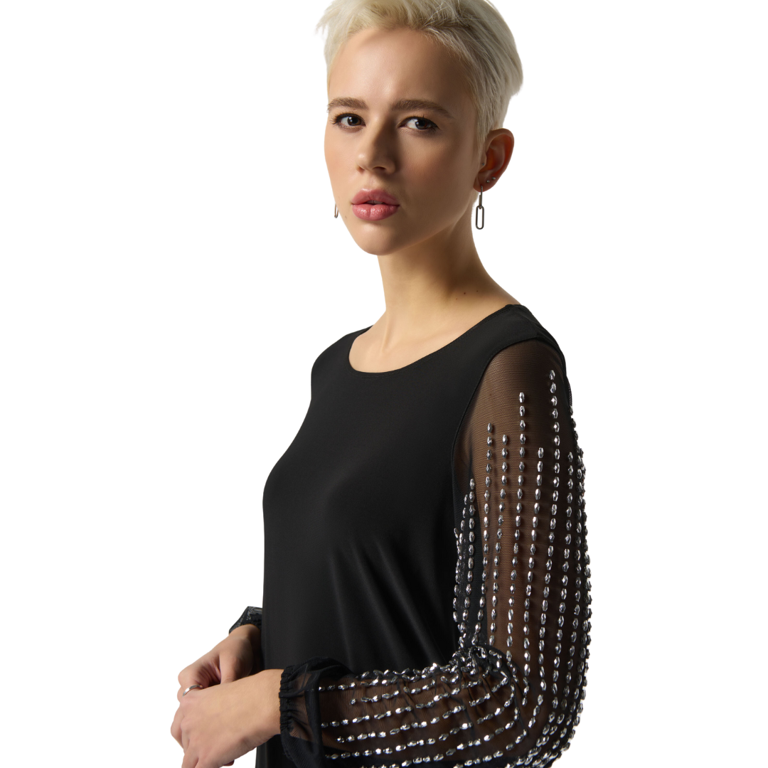 Sparkling Tunic with Glamorous Sleeves