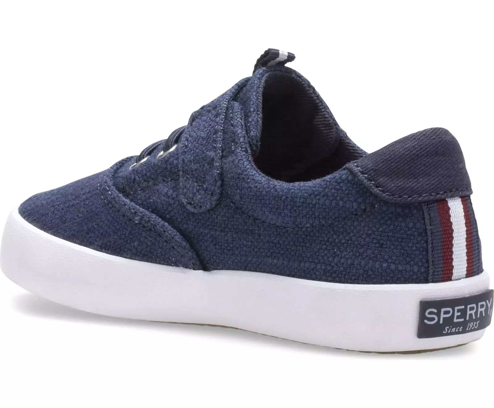 Spinnaker Navy Canvas Washable Sneaker, Kids Size