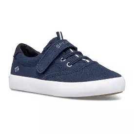 Spinnaker Navy Canvas Washable Sneaker, Kids Size