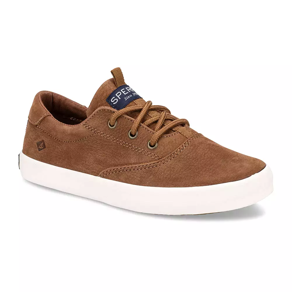 Spinnaker Tan Leather Washable Sneaker